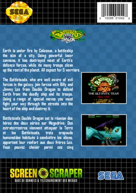 Battletoads-Double Dragon (USA) box cover back